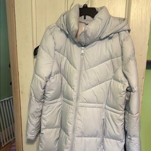 Women's Light Gray Puffer Jacket